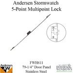 Andersen Stormwatch 5 Multipoint Lock For Double Doors. Fixed Price $342.81.