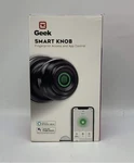 New Geek Smart Knob Fingerprint Access & App Control K01-01. Fixed Price $30.00.