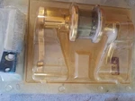 Lavin Polished Brass Lever Lock Door Mount With Keys & Strike Plate. Fixed Price $17.49.