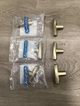Amerock Cabinet Pulls BP36642BBZ Golden Champagne 2.5 Knobs (3 W/o Screws). Fixed Price $35.00.