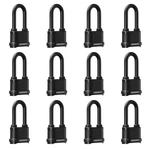 Cincinno Weatherproof 4 Digit Combination Lock, Heavy 12 Pack Long Shackle. Fixed Price $165.33.