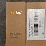Jeriup 70MM Euro Lock Cylinder Single Open Oil Rubbed Bronze Brass JLC-0030RB-1. Fixed Price $15.00.