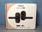 Aqara Smart Lock U300 Black DL-D02D Key Fingerprint Pin & Nfc Function Sealed. Fixed Price $214.95.