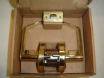 Lever Lock US3 Privacy GAL-1140L -605 Gold Nos. Fixed Price $19.99.