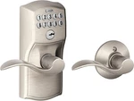 Schlage FE575 619 Camelot Keypad Lock & Accent Lever Electronic Keyless. Fixed Price $70.00.