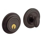 Baldwin Traditional Solid Brass Single Cylinder Keyed Entry Deadbolt 8231-112. Fixed Price $55.00.