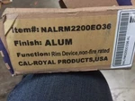 Cal-royal NALRM2200EO36 Duro & F2200 Rim Type Panic And Fire Exit Device. Fixed Price $162.50.