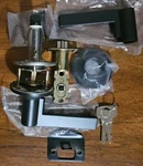 Yale YR771 Vi Bsp Flat Lever Entry Door Handle Set Black New Traditions Key 7847. Fixed Price $22.22.