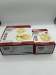 (2)HYPER Tough Keyed Entry Deadbolts One Handle Polished Brass. Fixed Price $16.00.