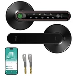 Ghome Smart Fingerprint Door Lock With Knob 4 Black For Bedroom. Fixed Price $85.35.
