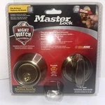 Master Lock DSON0605 Deadbolt, Antique Brass, Keyed One Side 2006 73534. Fixed Price $16.95.