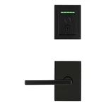 Halo Touch Matte Black Contemporary Fingerprint Wi-fi Smart Lock Deadbolt Feat. Fixed Price $194.75.