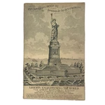1887 Capitol Cylinder Oil Trade Card Standard Liberty Enlightening The World. Fixed Price $269.50.