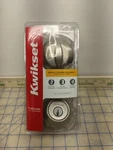 Kwikset Single Cylinder Deadbolt #660 15 CPKV1 Keyed Alike #14596 Nickle Finish. Fixed Price $12.50.