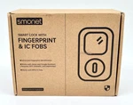 Smonet Silver Y1-SBF Smart Lock With Advance Fingerprint Identification & Fob. Fixed Price $15.75.