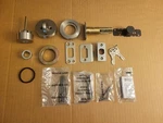 Kwikset 158RDT-15S.STRKP Milan Single Cylinder Key Entry Deadbolt, Satin Nickel. Fixed Price $25.00.