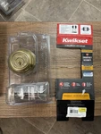 Kwikset Polished Brass Double Cylinder Deadbolt Featuring Smartkey Security. Fixed Price $20.00.