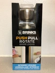 Brinks Push Pull Rotate Barrett Satin Nickel Single Cylinder Lock KW1 1.75 In.. Fixed Price $27.79.