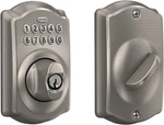 Schlage BE365 619 Camelot Keypad Entry With Flex-lock Satin Nickel. Fixed Price $64.00.