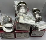 Lot Of 4 Kwikset (2) Passage 200P, Privacy 300CV & Deadbolt Satin Nickle. Fixed Price $20.00.