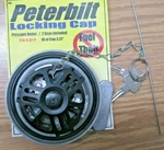 Brand New 4" Peterbilt Locking Fuel Cap W/ Pressure Relief & 2 Keys Included. Fixed Price $120.00.