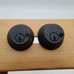 Falcon Deadbolt Double Cylinder Etched Black 2-3/8" Backset 930 Bore Usa Made. Fixed Price $35.99.