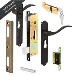 Prime-line 5438 Security Screen Storm Door Lever Set, 1 Pack, Black. Fixed Price $102.24.