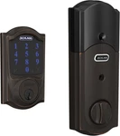 Schlage Connect Smart Deadbolt, Z-wave Plus Touchscreen Camelot Trim BE469ZP. Fixed Price $119.99.