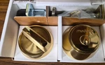 Medeco Maxum High Security Deadbolt Lock Single Cylinder Brass Nos Complete. Fixed Price $159.00.