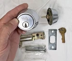 Yale Double Cylinder Deadbolt 3221A 26D 2-3/8" Backset Dull Chrome Finish Y1. Fixed Price $18.25.