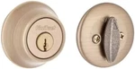 New Kwikset Single Cylinder Deadbolt Antique Brass 96600-674 Microban. Fixed Price $12.99.