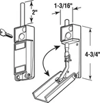 Prime-line 9919 Die Cast White Adjustable Patio Door Deadbolt 5/16 Dia. In.. Fixed Price $25.15.