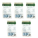 Everbilt 349 733 Zinc Plated Adjustable Staple Safety Hasp 1/2 In, 5 Pcs. Fixed Price $19.97.
