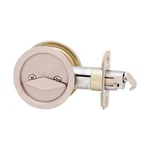 Kwikset Round Satin Nickel Bed/bath Pocket Door Lock With. Fixed Price $8.39.