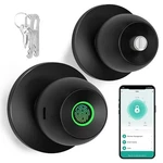52HZ Door Knob With Lock, 3 1 Smart Au.... Fixed Price $52.14.