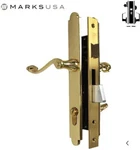 Free Ship Marks Usa Thinline-bright Brass-lh Mortise Lockset MRK-2750B/3-LH. Fixed Price $119.98.