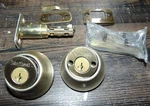 Kwikset 665-5S.DS Double Cylinder Deadbolt With Smartkey, Antique Brass. Fixed Price $19.95.