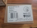 Kwikset 660 Satin Chrome Single Cylinder Deadbolt Featuring Smartkey Security. Fixed Price $12.00.