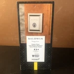 Baldwin Square Single Cylinder Deadbolt Nickel Low Profile Smartkey Security. Fixed Price $23.77.