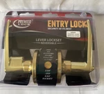 Premier Entry Lever Lockset Reversible- Fits All Standard Door New. Fixed Price $21.99.