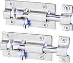 2 Pack Barrel Bolt Latch, 3 Inches Slide Lock, Thickened Stainless Steel. Fixed Price $12.12.