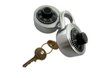Duotyga Combination Padlock With Key, 2 Pack Keyed Alike Matching Comb.... Fixed Price $48.20.