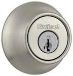 Kwikset 660-S Nickel Single Cylinder Deadbolt With Smartkey. Fixed Price $29.91.