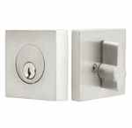 Emtek S50003-SS Epltome Square Single Sided Deadbolt 3/8" Bkst W/2 Keys. Fixed Price $48.45.