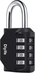 4 Digit Combination Padlock, Diyife Weatherproof Locker Plated Steel Reset. Fixed Price $10.11.