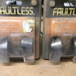 Nos Faultless DB82 Double Cylinder Dead Bolt Door Lock Pair, Keyed Alike Brass. Fixed Price $45.00.