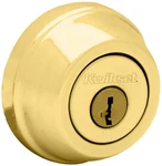 Kwikset 780-S.STRKP Single Cylinder Keyed Entry Deadbolt-polished Brass. Fixed Price $24.65.