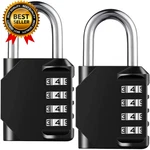 Resettable 4 Digit Padlock With Combination, Aihytu Waterproof. Fixed Price $12.10.