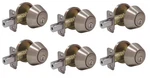 Defiant Stainless Steel Single Cylinder Door Lock Deadbolt Keyed Entry (6 Pack). Fixed Price $71.98.