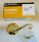 Ultra Hardware Door Knob Lever Style Dummy 44310R1 Polished Brass. Fixed Price $6.23.